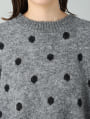 ドットニットプルオーバー