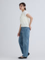 【cestmignon_mauセレクト】リネンタッチボタンデザインニットベスト