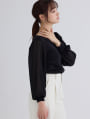 シフォンドッキングニット