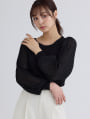 シフォンドッキングニット
