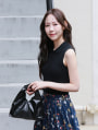 衿付きノースリーブニット