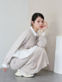 【cestmignon_mauセレクト】ダンボール衿付き切り替えドッキングプルオーバー