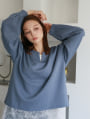 ダンボールキーネックプルオーバー