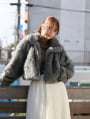 ミックスファー2wayブルゾン