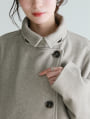 2wayカラーノーブルロングコート