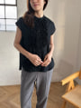 アソートパターンフロントフリルブラウス