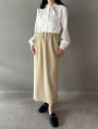 【SETUP対応】【U150サイズあり】ポケット付きスウェットナロースカート