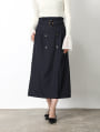 【SETUP対応】ロングトレンチスカート