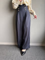 【cho____07セレクト】 ハイウエストマリンワイドパンツ
