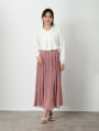 消しプリーツロングスカート