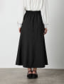 折り返しデザインロングスカート