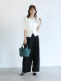【kannaセレクト】 ツータックワイドパンツ
