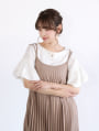 フリルスリーブTシャツ