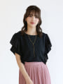 ドッキングフリルカットソー