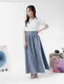 【接触冷感】衿レースビジューニット