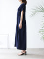 【manaodaysセレクト】 前後2wayウエストタックワンピース