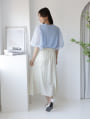 【manaodaysセレクト】 【接触冷感】チュールドッキングスリーブTシャツ