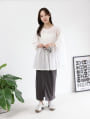 前後2wayギャザーチュニック
