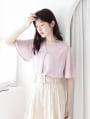 【星玲奈セレクト】ベルト付きハイウエストタックワイドパンツ