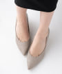 5cmポインテッド<ふわさら>痛くないパンプス<ふわふわ>