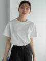 ニュアンスカラークルーネックTシャツ