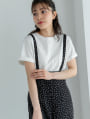 ニュアンスカラークルーネックTシャツ