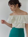 2wayフリルカラーブラウス
