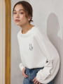 ロゴプリント長袖Tシャツ