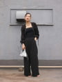 楊柳タックロングパンツ