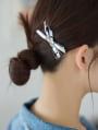 メタルリボンヘアピン