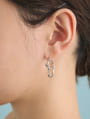 ノットスモールフープピアス