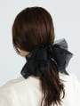 フリルデザインヘアバレッタ