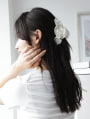 フリルヘアバンスクリップ