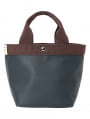目隠しポケット付きコンビハンディトート